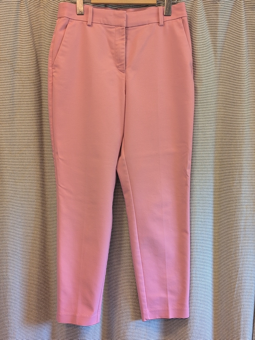 H&M Women's Pink Tailored Ankle Pants